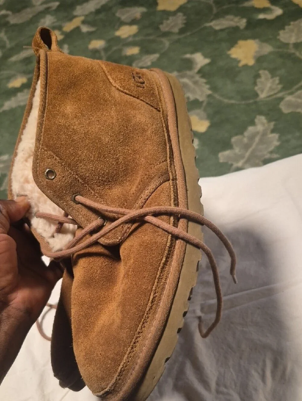 UGG Men's Brown Suede Rain & Snow Boots